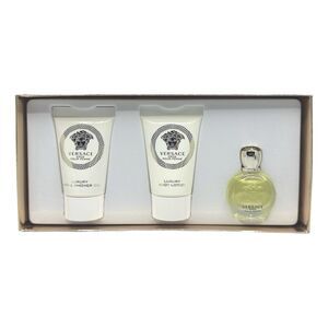 Versace Eros Por Femme Eau de Toilette Gift Set - Bath Shower Gel / Body Lotion